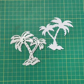 Металлические штампы для резки каркаса из кокосовой пальмы Новые трафареты 2024 года для вырезания альбомов для скрапбукинга 