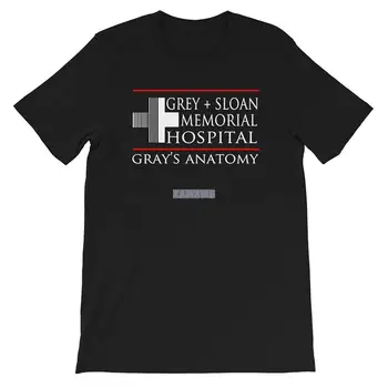 Мужская летняя футболка Grey Sloan Memorial Hospital Anatomy Костюм в подарок Мужская Женская футболка хлопковая футболка мужская футболка