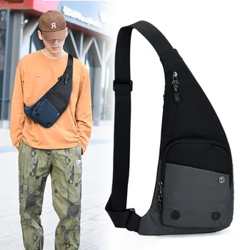 Мужская новая модная повседневная сумка через плечо для отдыха и путешествий, спортивная сумка для улицы, сумка-мессенджер через плечо, нагрудная сумка для мужчин и женщин