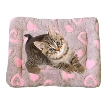 Мягкое пушистое высококачественное одеяло для домашних животных С милым мультяшным рисунком, коврик для домашних животных, теплое и удобное одеяло для кошек и собак