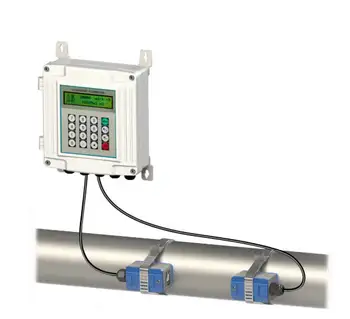Настенный ультразвуковой расходомер воды TUF-2000S 4 ~ 20 мА с RS48S и импульсным выходом
