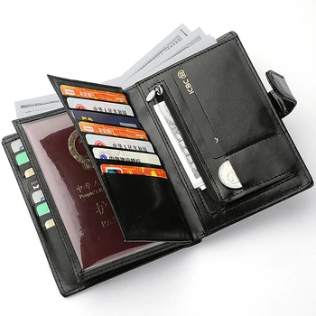 Новая сумка для водительских прав, многофункциональная сумка для паспорта Большой емкости, Мужской бумажник для паспорта, держатель кредитной карты