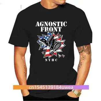 Новая футболка Nrw AGNOSTIC FRONT N.Y.H.C, мужская Футболка Agnostic Front, Размер S-2XL ## $
