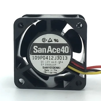 Новый Серверный вентилятор San Ace 40 4 см 4028 40*40* Вентилятор охлаждения корпуса сервера 28 мм 12V 0.35A 109P0412J3013 с 3 контактами