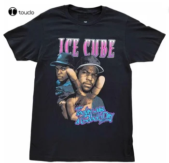 Новый мужской Ice Cube Сегодня был хороший день, черная винтажная футболка в стиле хип-хоп рэп, футболка