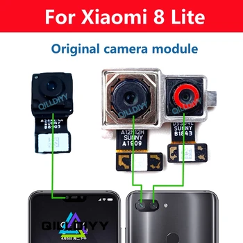 Оригинал Для Xiaomi Mi 8 Lite 8lite Задняя Камера Задний Основной Большой Модуль Фронтальной Камеры Замена Частей Гибкого Кабеля для Селфи