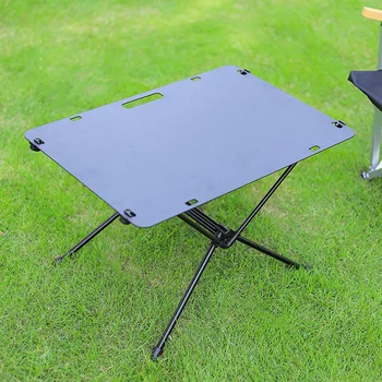 Открытый складной стол для пикника кемпинга барбекю из алюминиевого сплава портативный