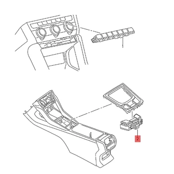 Переключатель режима вождения автомобиля ESP Кнопка автоматического удержания имеет переключатель парковки для Skoda Kodiak 566927225B