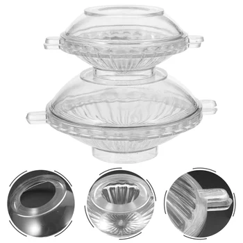 Плавающая свеча Форма для свечей Подставка для плавающих шариков для торта Прозрачные Пластиковые контейнеры Инструменты для изготовления форм для поделок с ароматом