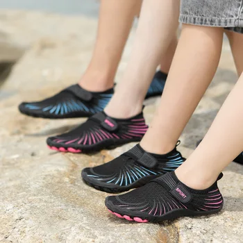 Пляжная обувь, мужская и женская уличная обувь для болотной ходьбы, обувь для фитнеса с пятью пальцами, быстросохнущие нескользящие носки для босоножек, предотвращающие порезы
