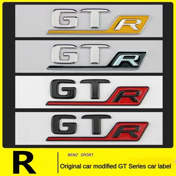 Подходит для модифицированного логотипа Mercedes-benz AMG GTR GTS GTC GT50 C63S A45S CLA45S наклейка с черной надписью на хвосте