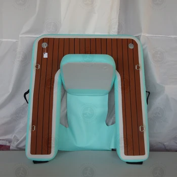 Портативное надувное кресло для отдыха на воде для бассейна, пляжа, озера, реки, шезлонга