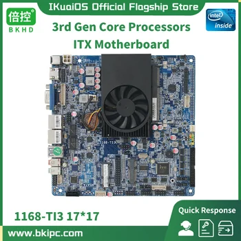 Промышленная материнская плата IKuaiOS ITX HM67 Intel Core Inside 3217U 3317U 3517U Gigabit Ethernet LVDS GPIO Совместимый Linux Windows