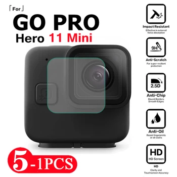 Протектор объектива Из Закаленного Стекла Для Go Pro Hero 11 Mini Фронтальный Объектив Камеры LCD Dsiaply Защитная Крышка Экрана Для GoPro Hero 11Mini