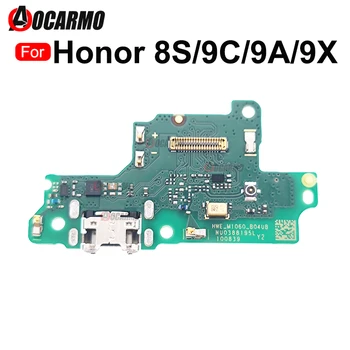 Разъем порта быстрой зарядки USB Микрофонная плата Гибкий кабель для Huawei Honor 8S 9C 9A 9X Сменная ремонтная деталь