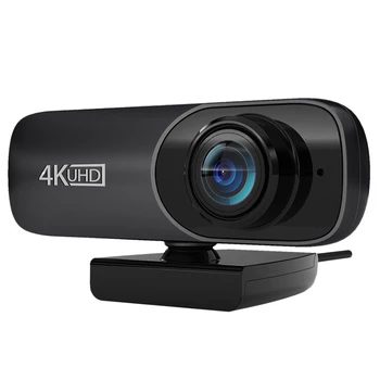 Розничная Веб-камера 4K Uhd 3840X2160P Веб-камера 800 Вт Пикселей Компьютерная Камера 120 ° Groothoek Веб-камера Met Microfoon