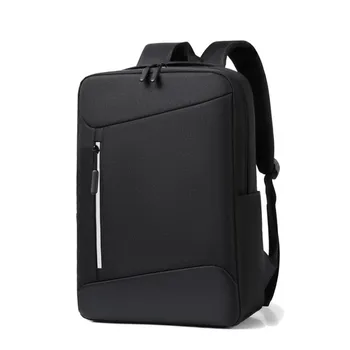 Рюкзак для ноутбука для мужчин, рюкзак с USB-портом для зарядки, деловой рюкзак большой емкости, Оксфордская износостойкая водонепроницаемая дорожная сумка