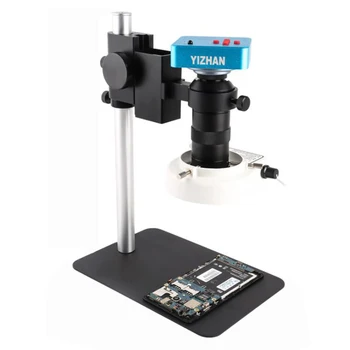 Сварочный цифровой микроскоп с 130-кратным светодиодным объективом + промышленная камера 1080p HD 38 миллионов пикселей