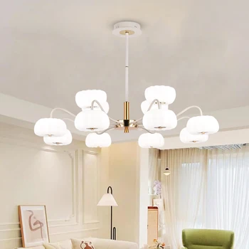 Светодиодная потолочная люстра Современная, для спальни гостиной/подвесного светильника/кухни/столовой Светильники Потолочная люстра