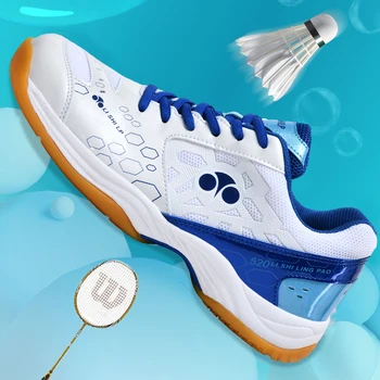 Сетчатый верх PU Мужская Женская Дышащая спортивная обувь на резиновой подошве MD Профессиональные Кроссовки для волейбола, Бадминтона, тенниса
