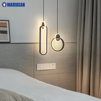 Скандинавские светодиодные подвесные светильники для гостиной, настенная люстра, освещение в помещении, прикроватная лампа, столовая для дома dero