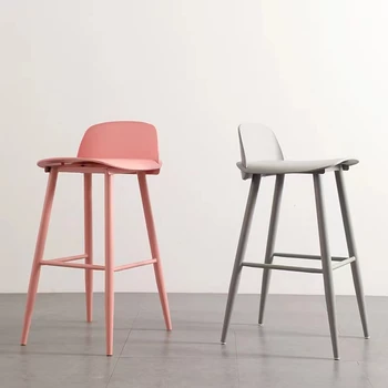 Стулья для лаунж-бара Портативного дизайна Удобный стульчик для кормления в скандинавском минималистичном стиле Taburetes Para Barra De Cocina Современная мебель