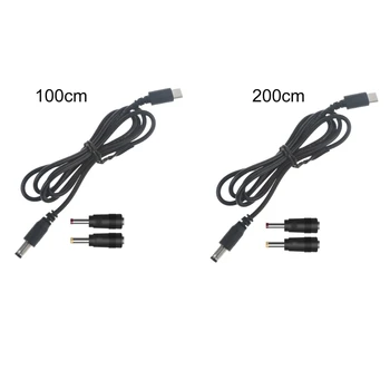 Тип C/USB C PD до 12V 4,0x1,7 мм/3,5x1,35 мм/5,5x2,1 мм Шнур Преобразователя для Камеры
