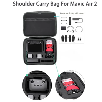 Ударопрочная сумка для хранения Mavic Air 2 большой емкости, рюкзак, чехол для переноски аксессуаров дрона DJI air 2s