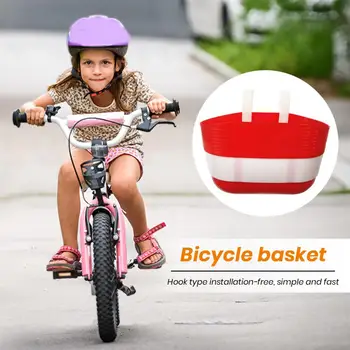 Удобная Велосипедная корзина, Простая установка, Прочная Детская Велосипедная корзина, Детский велосипед, Корзина для скутера, Контейнер для хранения