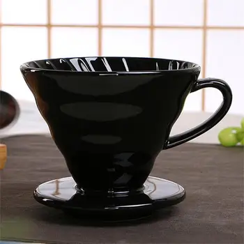 Фильтровальная чашка двух размеров, Изысканный внешний вид, Фарфоровая чашка, Кофейная чашка, Товары для дома, 6 цветов, Воронкообразная чашка, Гладкая глазурь, фильтр