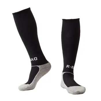 Футбольные носки для мальчиков Бейсбольные софтбольные футбольные носки Длинные футбольные чулки Командные спортивные гольфы Детские однотонные носки выше колена