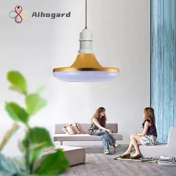 Энергосберегающая Эффективная Устойчивая золотая Стильная экологичная светодиодная лампа Стильная золотая светодиодная лампа Декоративное освещение Летающий диск