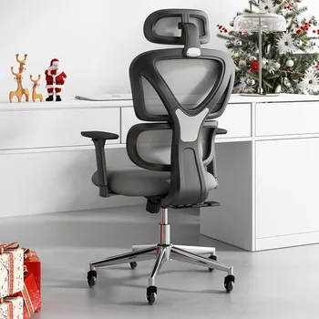 Эргономичное кресло для домашнего офиса, письменный стол с поясничной поддержкой, компьютерные колеса, удобная игровая мебель