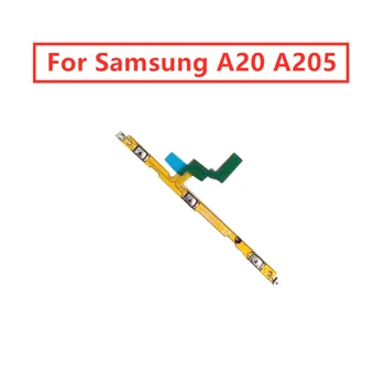 для Samsung A20 A205 Боковая Клавиша Регулировки громкости Питания Кнопка Включения выключения Гибкого кабеля Для SAMSUNG A205 Запасные Части для Гибкого кабеля