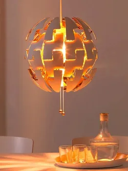скандинавский светодиодный потолочный светильник с кристаллами, винтажная лампа e27, подвесной светильник, кухонный остров, винтажная лампа, люстра, освещение